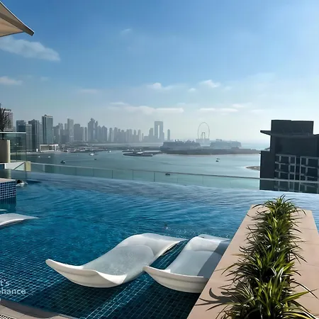 Luxe Studio At Seven Palm With Infinity Pool Dubai Exterior photo