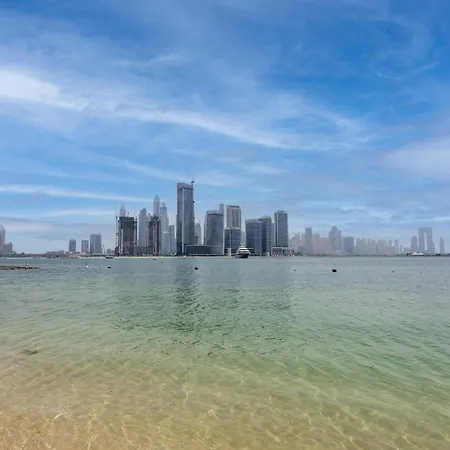 Luxe Studio At Seven Palm With Infinity Pool Dubai Exterior photo